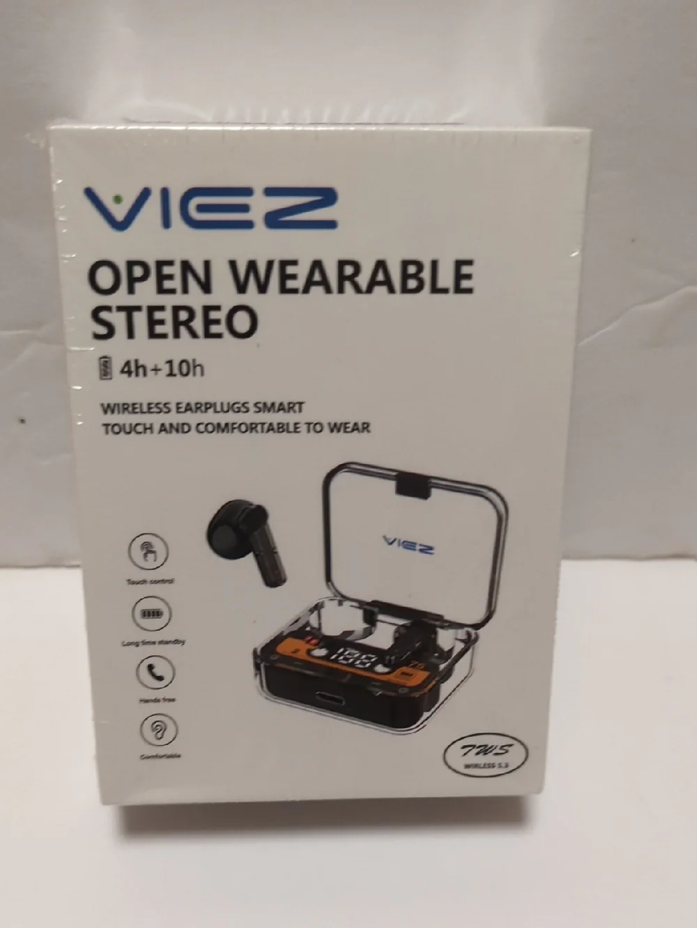 VIEZ Open Wearable Stereo Wireless Earbuds - Black